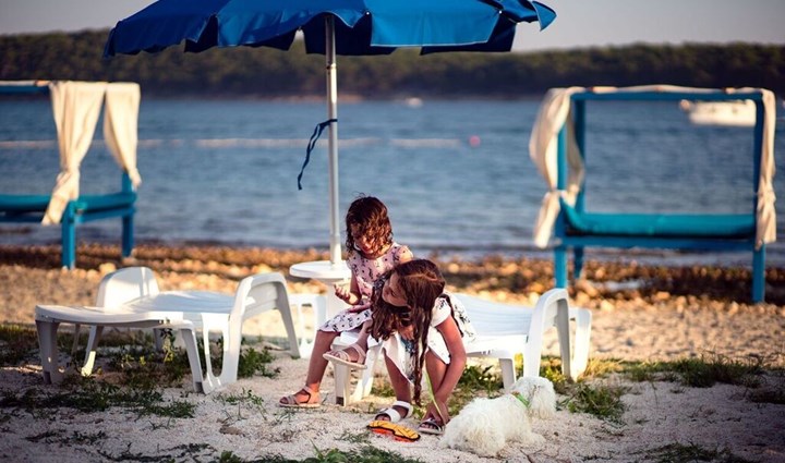 Strand für Hunde Banjol, Insel Rab